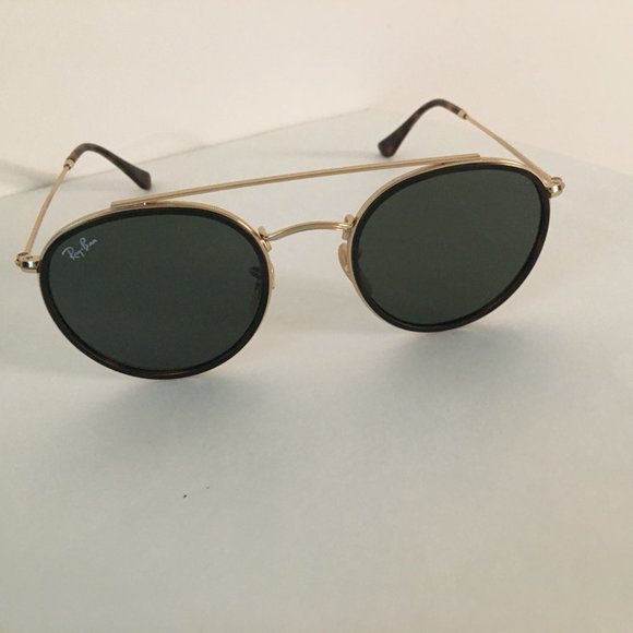 Ray-Ban Round Polarized Double Bridge Sunglasses RB3647-N (NWOT) - Picture 8 of 11